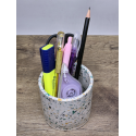 Pot à crayons en terrazzo