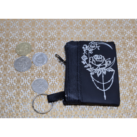 Porte-Clés Portefeuille avec motif rose