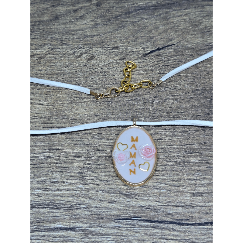 Pendentif pour maman avec des roses